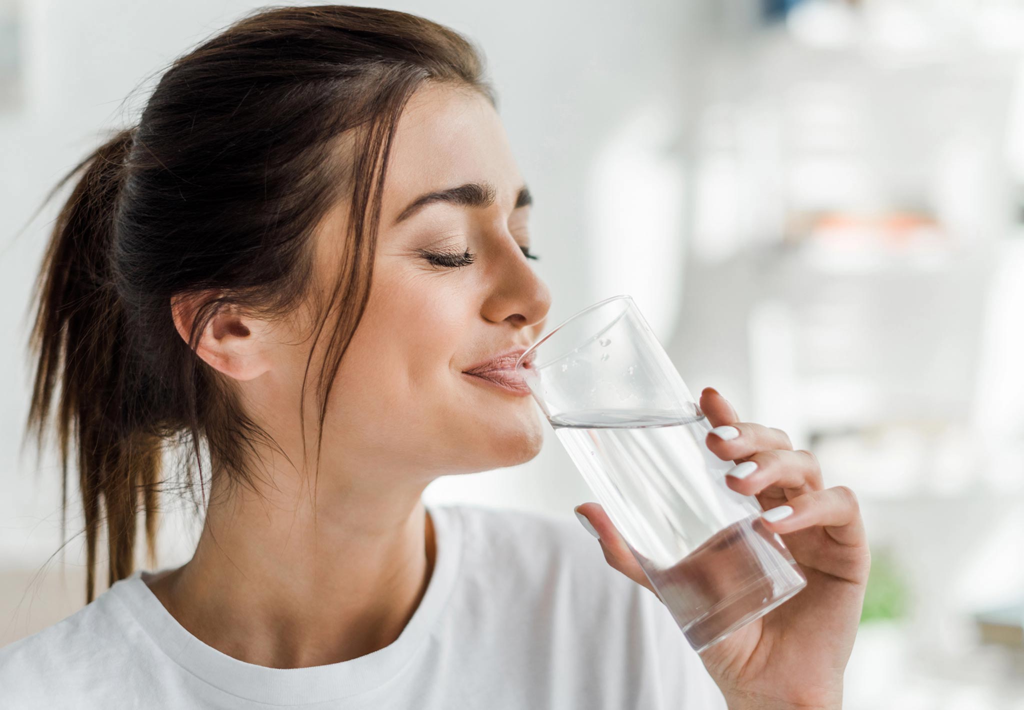 drinking water