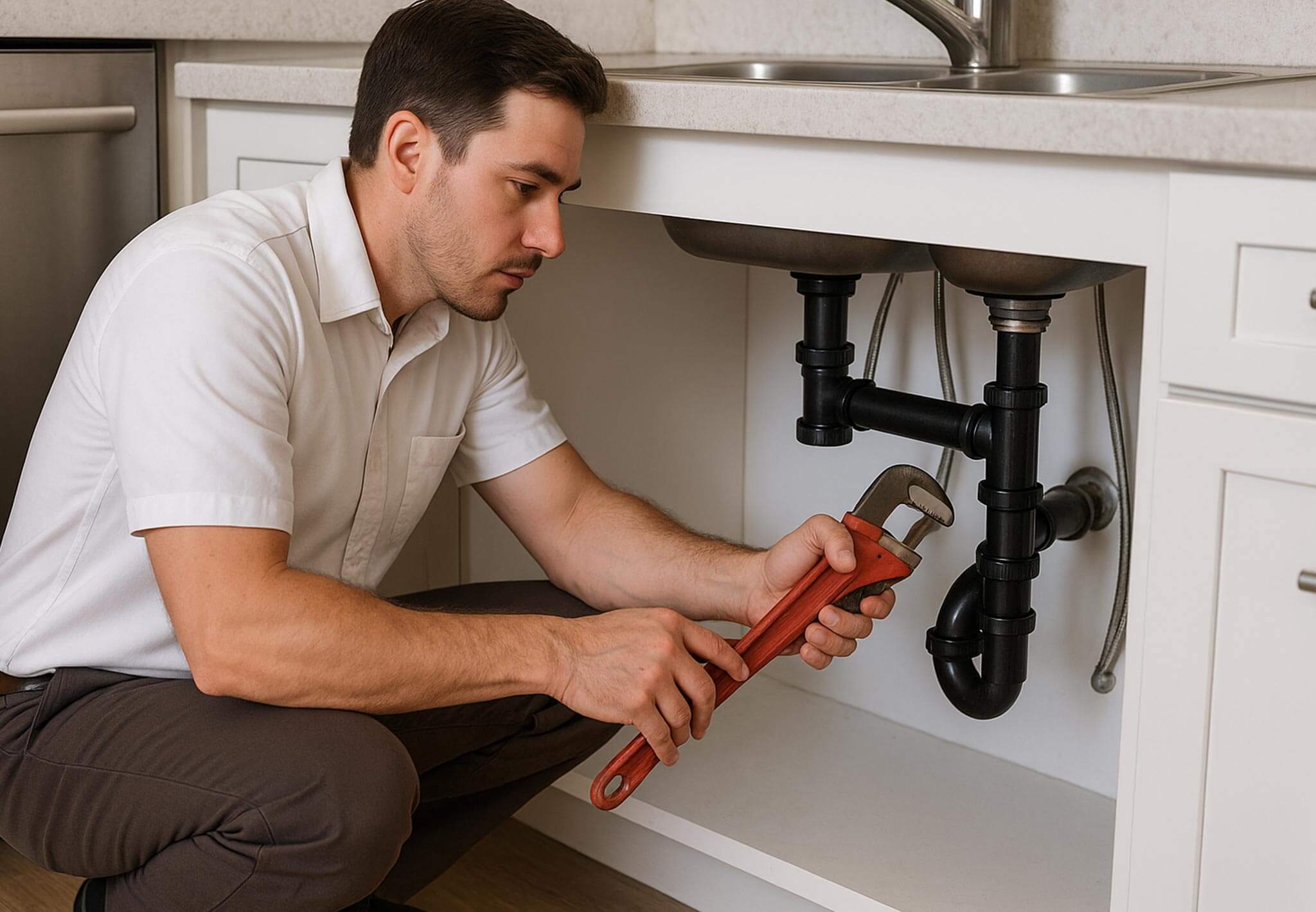 fixing plumbing leaks