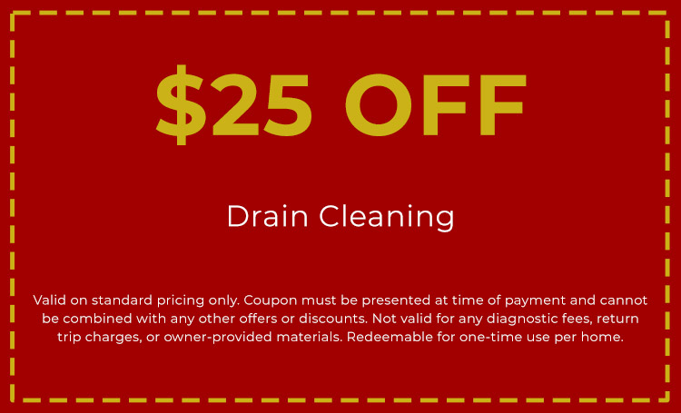 Discount for Drain Cleaning