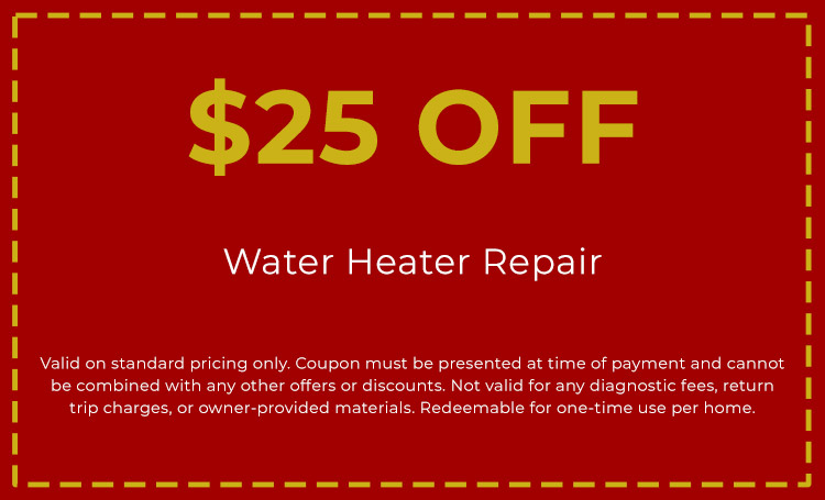 Discount for Water Heater Repair